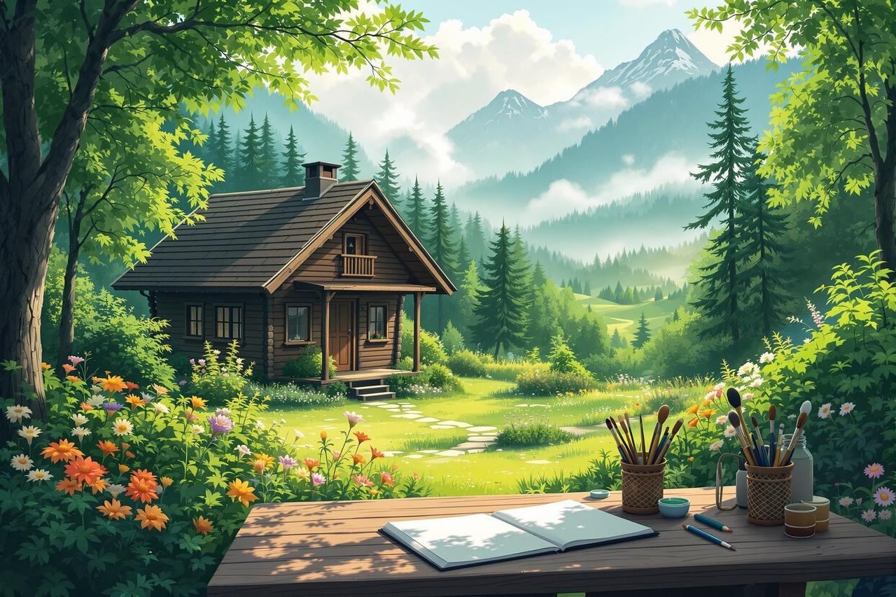 漫剧屋作品 - 山居笔记